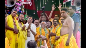 Jharkhand Governor, CM lead Jagannathpur Rath Yatra