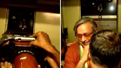 Shashi Tharoor's tweet after being rescued from a stuck lift in Kerala: 'Half an