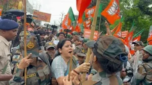BJP protests outside JPSC office, Cong HQ in Ranchi over exam lapses