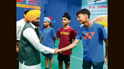 Mann announces ₹2cr for indoor badminton hall at Jalandhar's historic Raizada