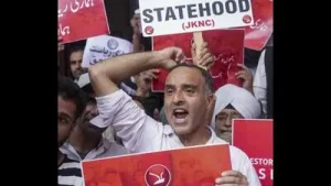 NC protest across J&K, demand statehood