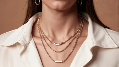 Layered necklaces are the perfect combination of charm and effortless style