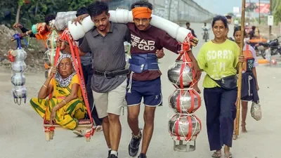 Bamboo poles and boomboxes: The kanwar yatra's ancient roots, faith and modern-day