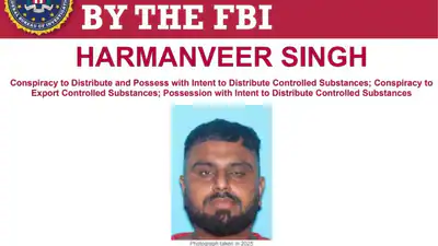 Who is Harmanveer Singh? FBI manhunt on amid drug trafficking charges, link to
