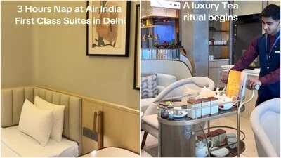 'Feels more like a five-star hotel': Travel vlogger shares tour of Air India's First