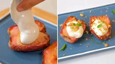 Chef Kunal Kapur shares how to make roasted apple dessert with creamy shrikhand: See