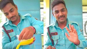 'Hamari company sirf ₹10 leti hai': Security guard shows hearty workplace lunch