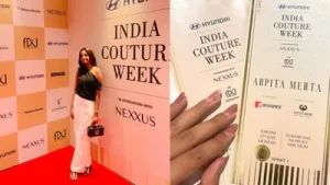 I wore an off-shoulder top and white trousers to India Couture Week: Here's how you