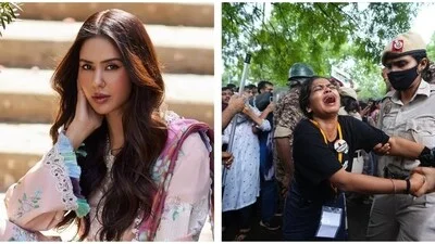 Sonam Bajwa speaks out on Delhi Police lathi charging students at CJP protest: 'Dil