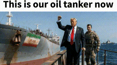 Inside Trump's bizarre AI image spree on Truth Social: Air filter wall, oil tankers