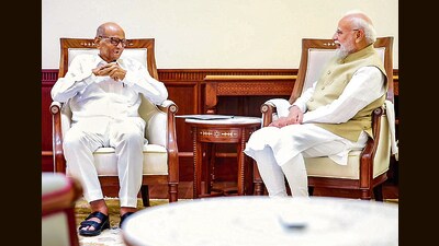 Pawar, Sule meet Modi amid buzz over NCP reunion