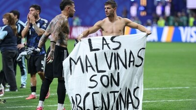 Will Argentina face FIFA sanctions? Malvinas banner after England win could trigger