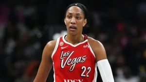 Why are A'ja Wilson, Chelsea Gray and Jackie Young not playing today vs Liberty?