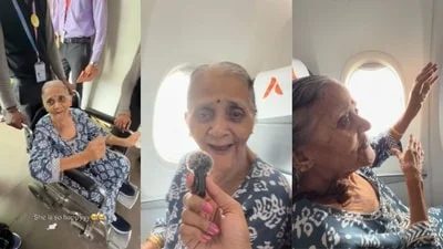 'She deserved every bit of it': Woman takes grandmother on first flight and