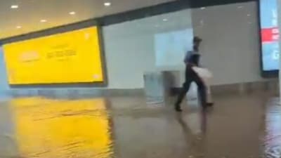 Rainwater accumulates in Noida Airport, authorities say 'cleared in 30 minutes'