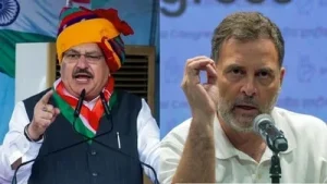 'No firing at Jantar Mantar': Nadda slams Rahul Gandhi; claims Congress leader