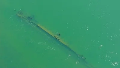In pictures: In Europe, when rivers dry up, World War II warship, woolly mammoth