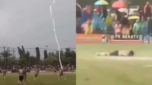 Thai footballer killed by lightning during match, 12 others injured in terrifying