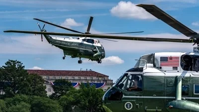 Why were commercial planes not halted as Trump's Marine One flew by? Big 'safety'