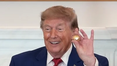 'It's a miracle!': Trump's new hair look sparks viral memes after Las Vegas