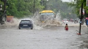 Delhi-NCR rain cripples daily life, triggers waterlogging, traffic chaos