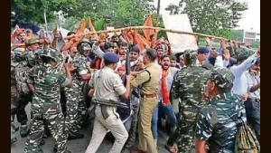 J'khand exam row: Police stop ABVP march to CM's residence