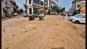 Ludhiana: Civic body defers blacktopping, road repair near Sagoo Chowk amid rains