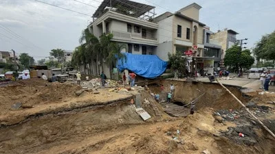Kitchlu Nagar sinkhole to be repaired in two weeks: MC