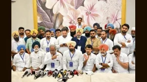 Channi slogans rock Congress meet in Khanna, unity claims put to test