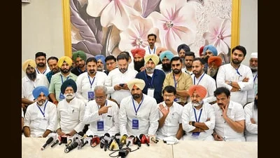 Channi slogans rock Congress meet in Khanna, unity claims put to test