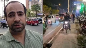 Man shows Bengaluru footpaths blocked by poles, bikes, shops: 'Where is a person