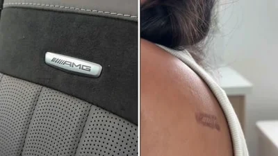 Mercedes driver alleges she had 'half metallic AMG logo burned onto her skin', sues