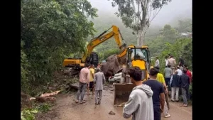 Weather fury: One killed after boulder hits vehicle in Himachal's Solan; 206 roads