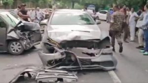 70-year-old woman killed as 'drunk' son of Haryana police officer crashes Mercedes