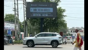 Gurugram gets Haryana's first live display of pending traffic challans