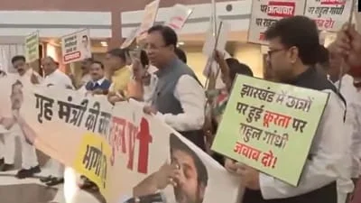NDA MPs target Rahul Gandhi over silence on use of lathis, water canons on