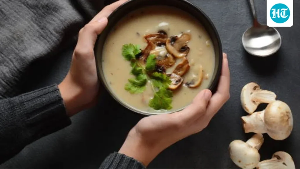 Easy Mushroom Soup Recipe With Fresh Mushrooms And Herbs For A Simple Rainy-Day Meal