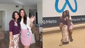 Indian woman takes mother to Meta headquarters in California: 'Making her proud will