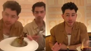Nick Jonas enjoys onion bhajia, murgh makhani with brother Joe Jonas; fans call him