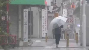 Over 500 flights cancelled, evacuations ordered as Typhoon Dolphin approaches Japan