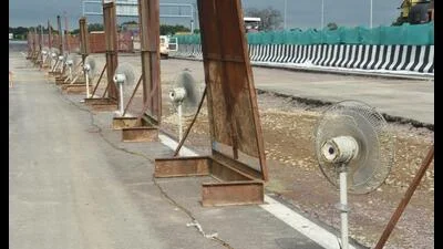 'Blow-dry tech' deployed to fan away flaws on Lucknow-Kanpur Expressway amid monsoons