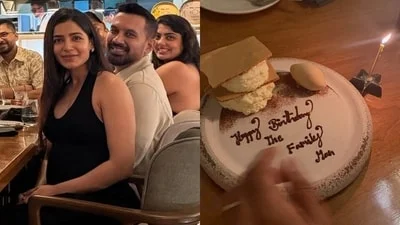 Inside pictures of Raj Nidimoru's birthday celebrations with Samantha Ruth Prabhu,