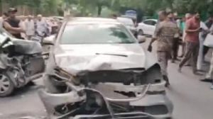 Collision between Mercedes and WagonR kills 70-year-old woman in Delhi's Narela