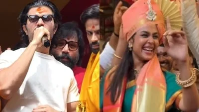 Sandeep Reddy Vanga, Vijay Deverakonda, Faria Abdullah celebrate Bonalu with fans in