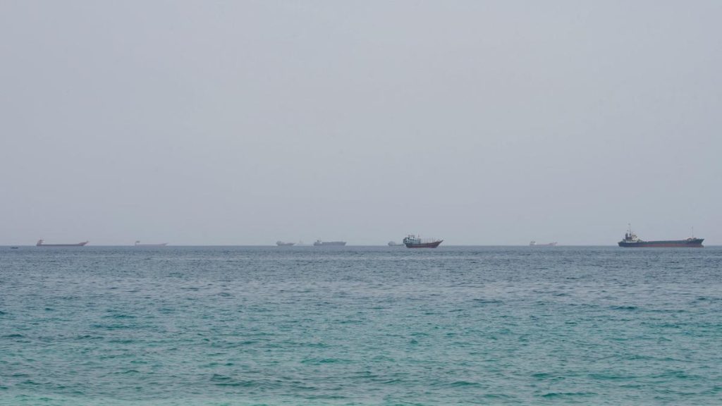 U.S. helicopter fired on ship that tried to break Iran ports blockade