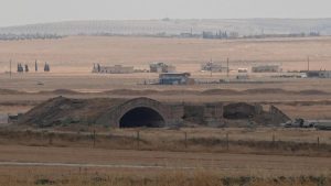 A Turkish delegation had visited an air base in northern Syria the day before it was hit by Israeli