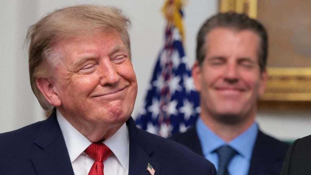 President Donald Trump will host cryptocurrency executives at the White House on Wednesday as U.S