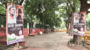 Posters calling Leader of the Opposition in Lok Sabha Rahul Gandhi "the real life Batman" were put up