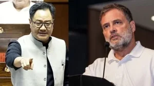 'Visible change of heart from Congress': Rijiju, Rahul spar on X over women's quota,