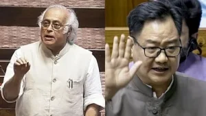 'Cowards': Congress on Amit Shah's 'no show ' in Lok Sabha, Rijiju hits back